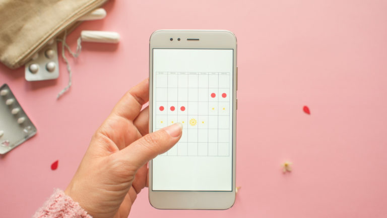 period tracking on phone