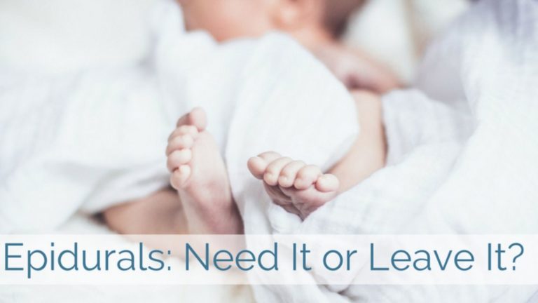 epidurals: need it or leave it
